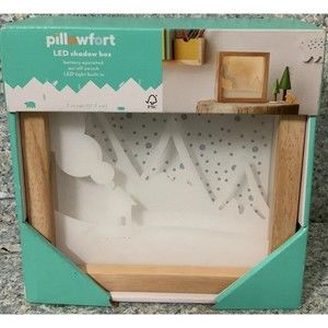 PILLOWFORT KIDS' MOOD LIGHTING LED SHADOW BOX (SEE PHOTOS)